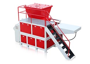 生活垃圾撕碎機，單軸撕碎機，軟料撕碎機